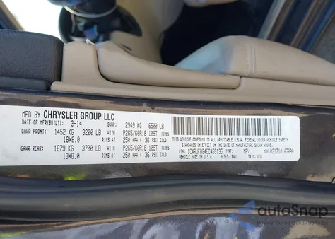 2014 Jeep Grand Cherokee Limited from USA, damaged, VIN 1C4RJFBG4EC459135